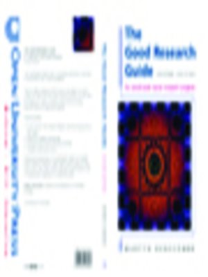 cover image of The Good Research Guide